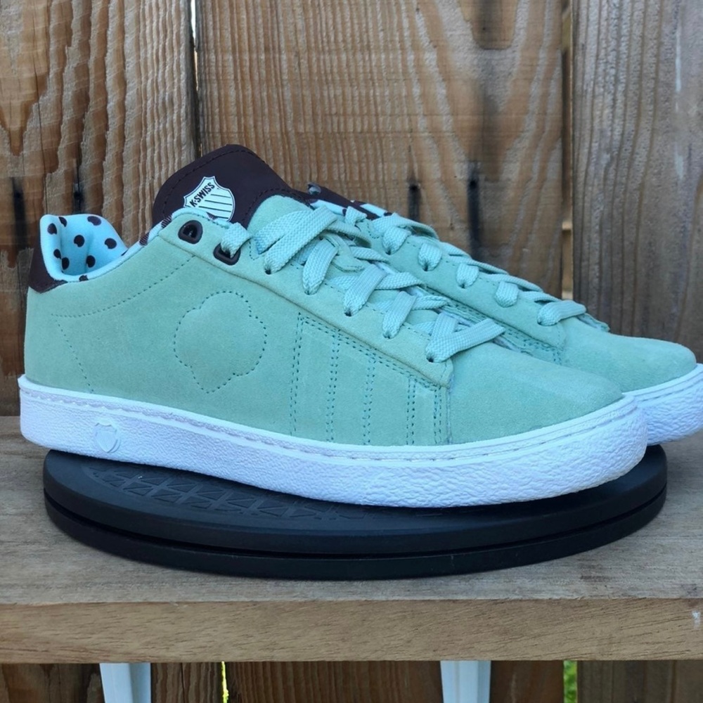 NEW NIB RARE K-Swiss X Girl Scouts Thin Mints Court '66 Varsity Low LIMITED EDTN - Picture 6 of 12